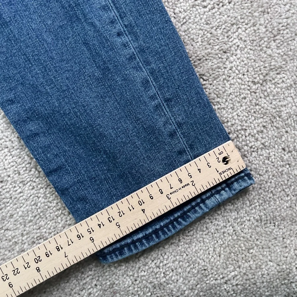True Religion Jeans Mens 30x34 Blue Skinny Flap Pockets Big T Stretch Denim